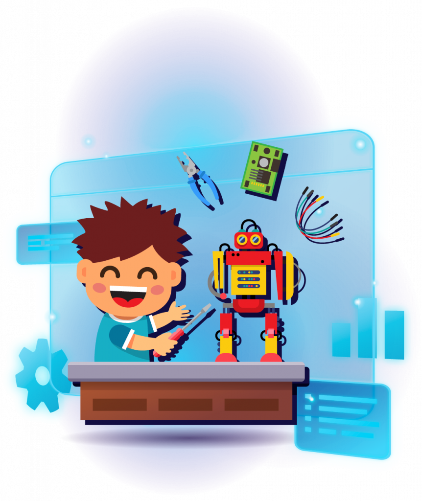 Robotics Summer Camp Indoor Playground Kid's Birthday Party Room